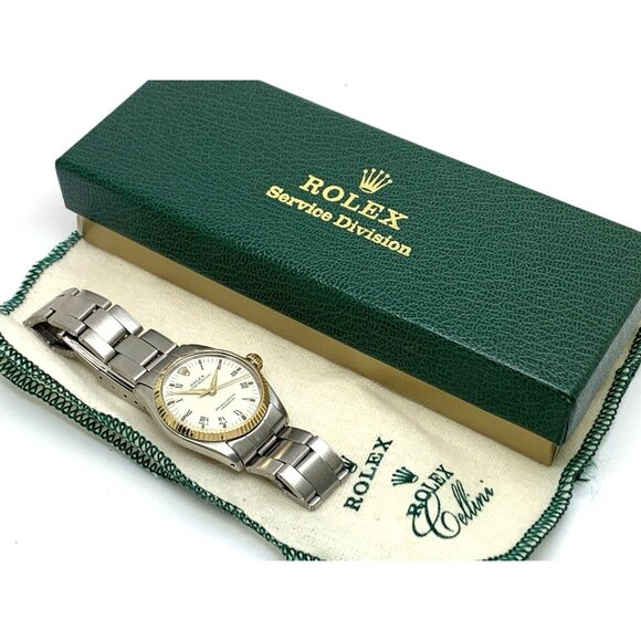Rolex Speedking Oyster Perpetual 6430 Watch Swiss Wind Steel 14k Bezel 30mm - Picture 3 of 14